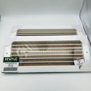 Aluminum Adjustable Return/Supply HVAC Air Grille, Horizontal Airflow Direction